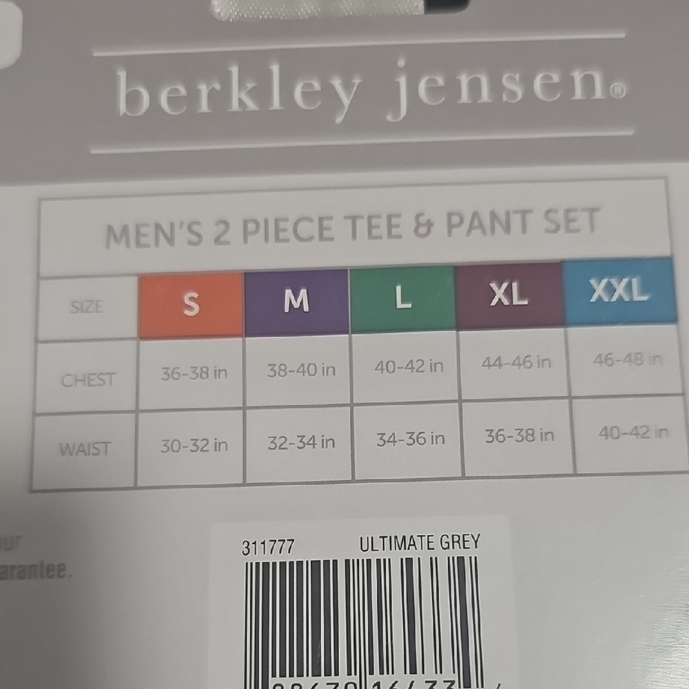 Berkley Jensen Gray 2pcs Pajama Set - Picture 4 of 6
